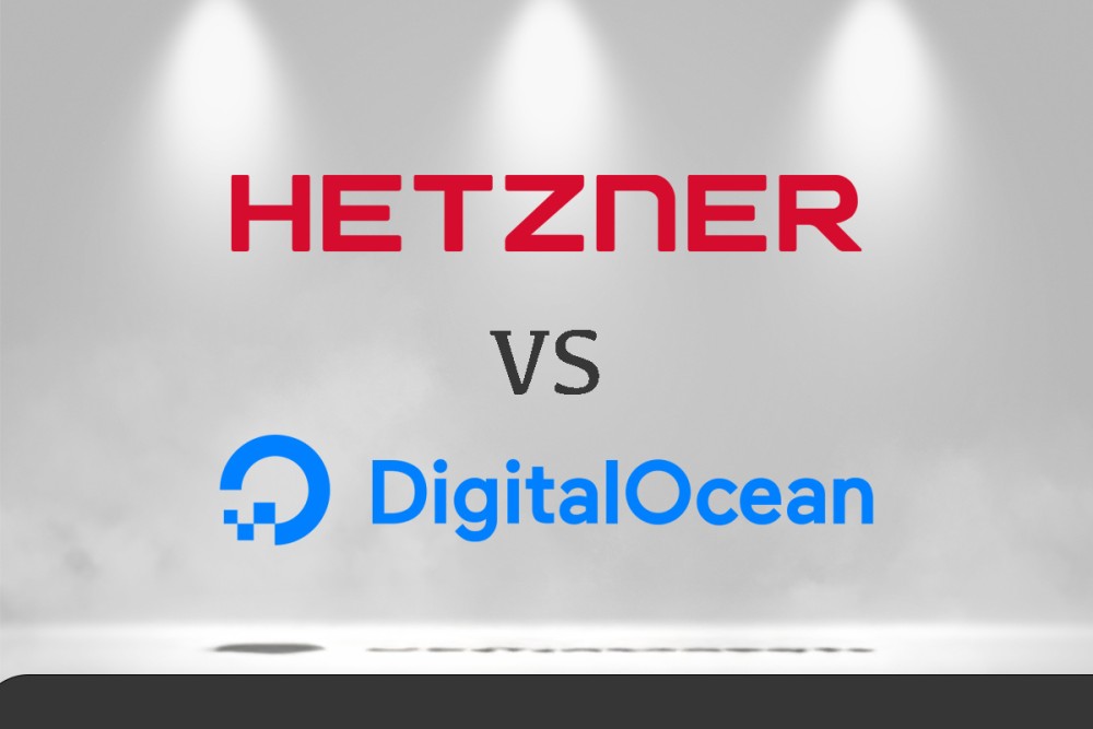 Comparison between Hetzner and DigitalOcean cloud hosting services.