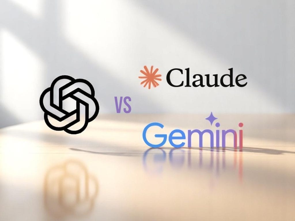 New o3 vs o4-mini vs Claude vs Gemini: Which AI is Best Now?Comparison logos of AI chatbots OpenAI, Claude, and Google Gemini side by side