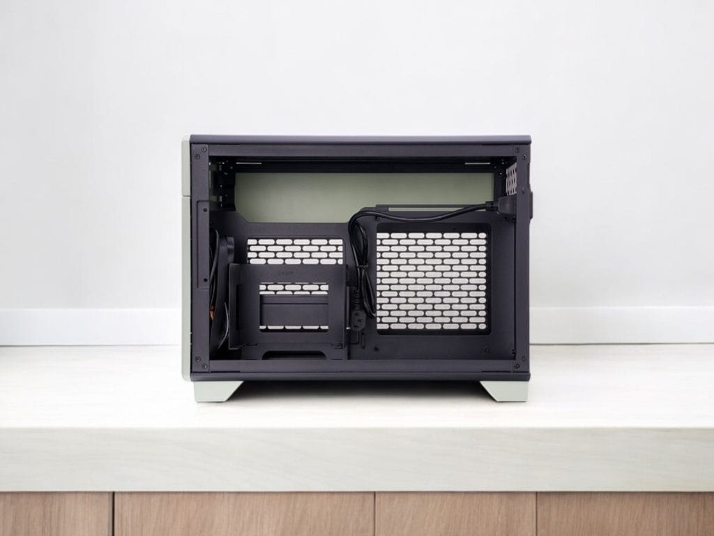 Thermaltake TR100 SFF A modern computer case showcasing open design and ventilation features